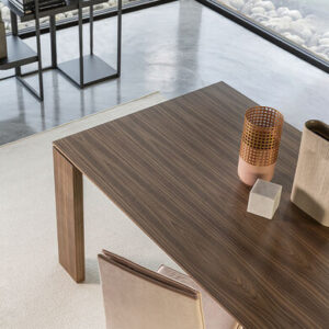 tavolo atlante di riflessi in legno