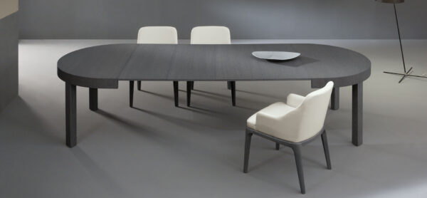 tavolo zed di riflessi estendibile grigio